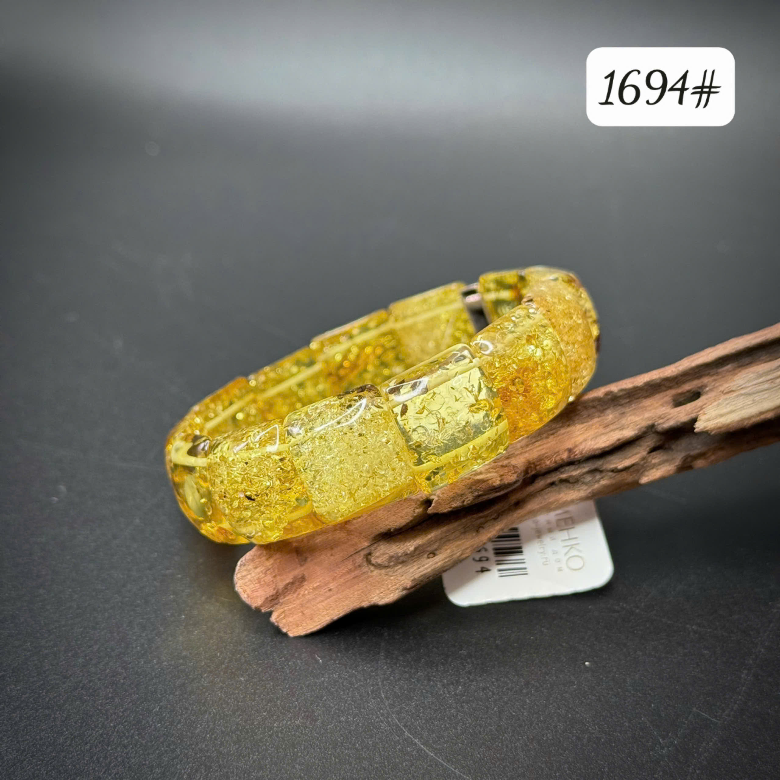  Lắc tay bản nở hoa vàng 1694