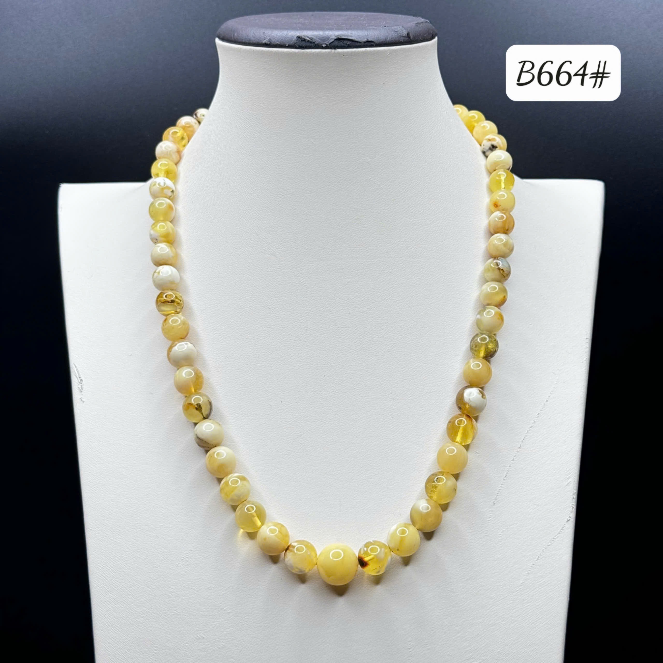 Dây chuyền mộc ánh vàng B664