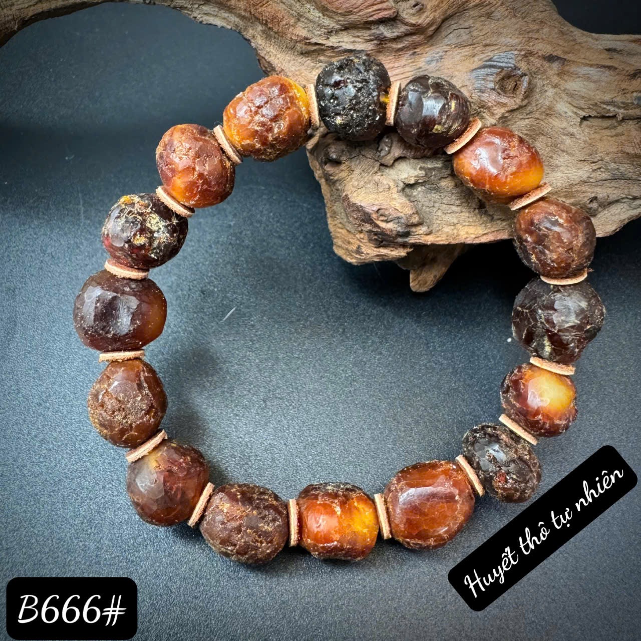 Lắc tay huyết thô B666