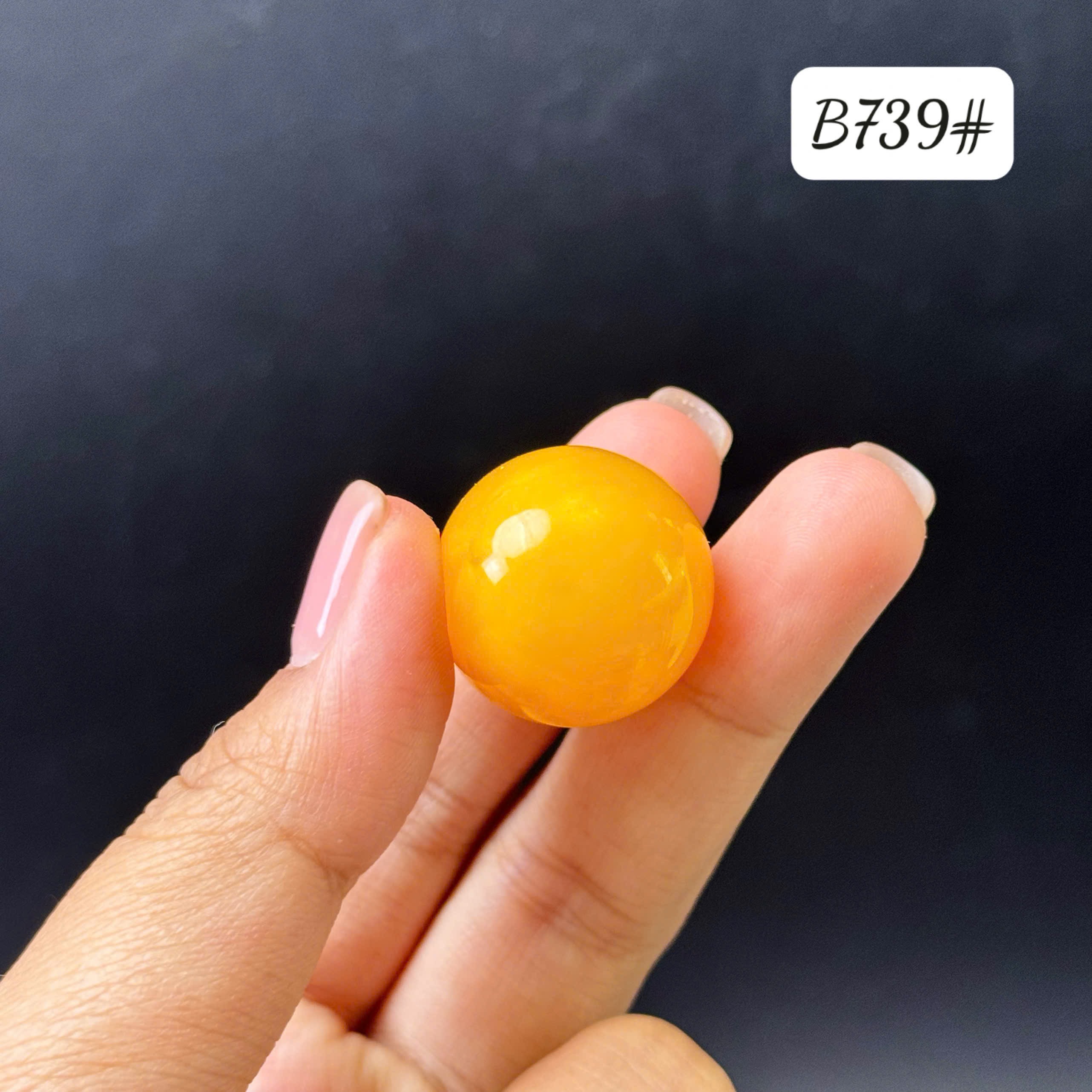 Viên tròn lẻ vàng quất B739