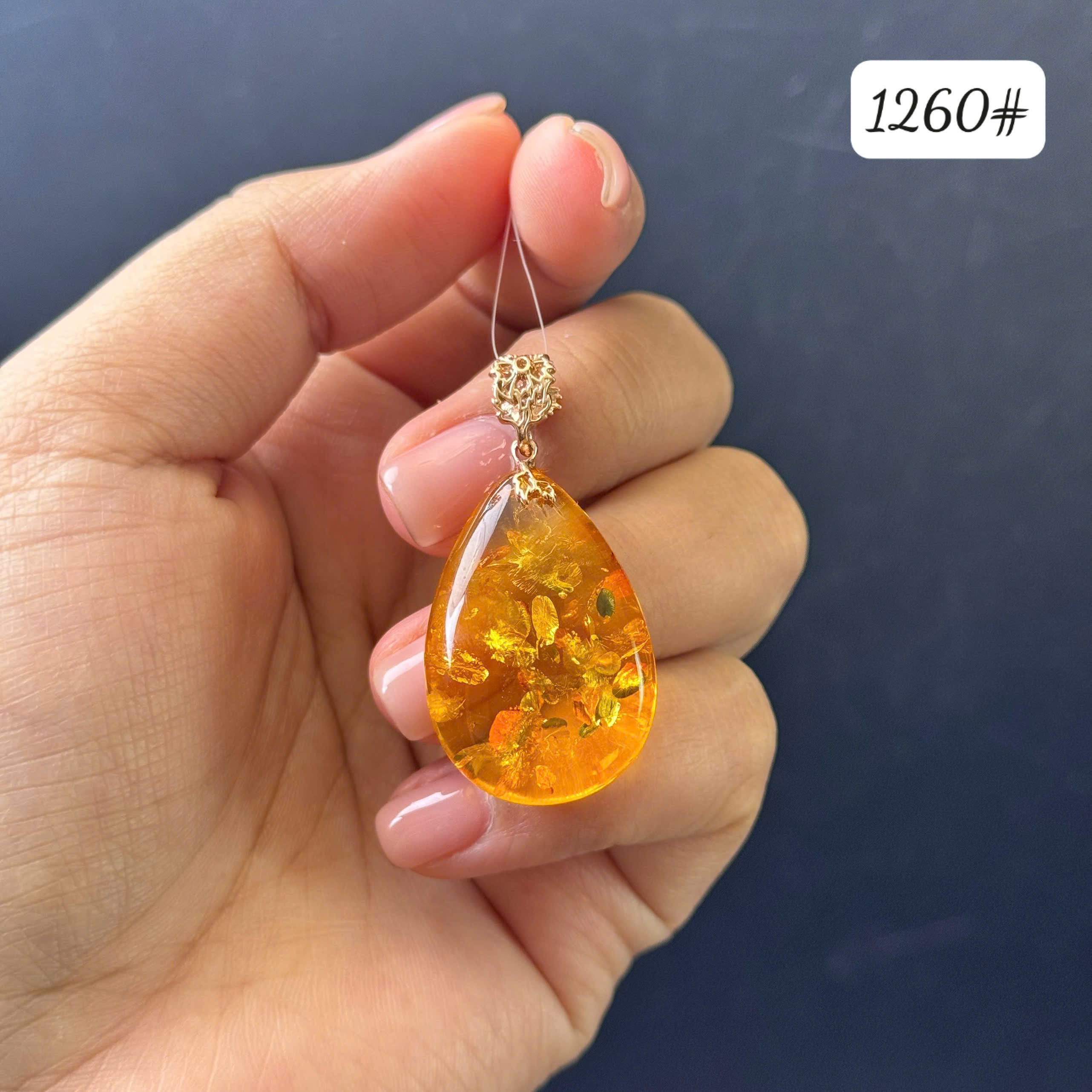 Mặt dây nở hoa 1260