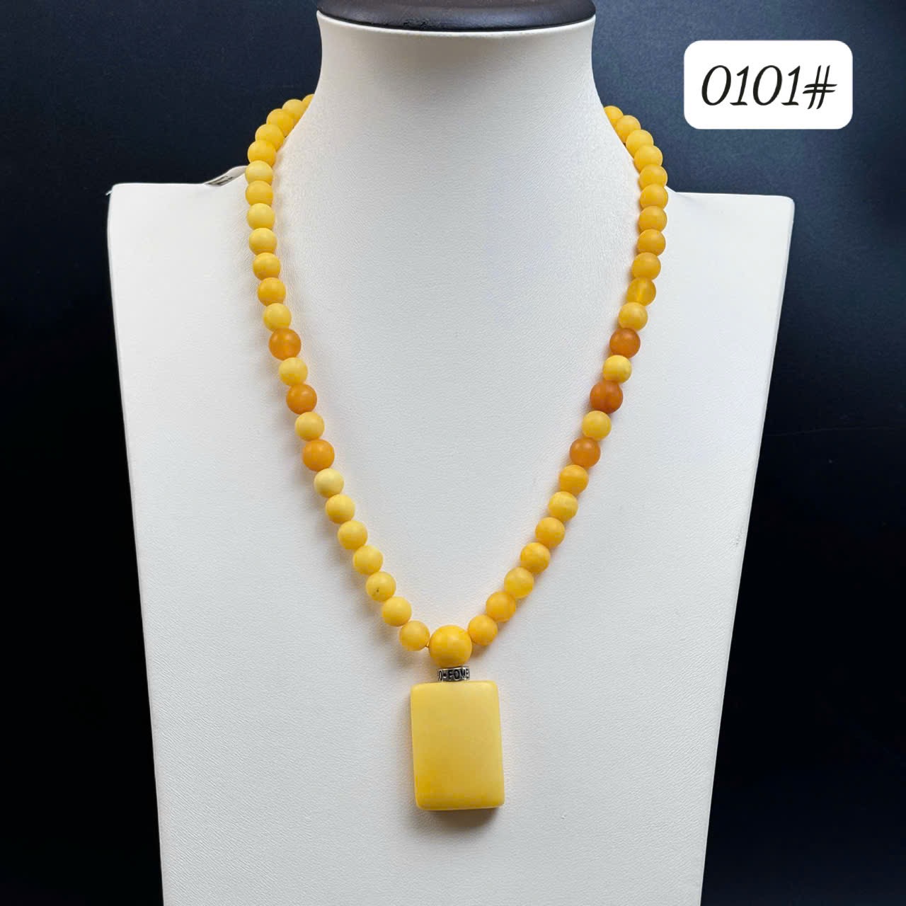 Dây cổ vàng quất mài lì 0101