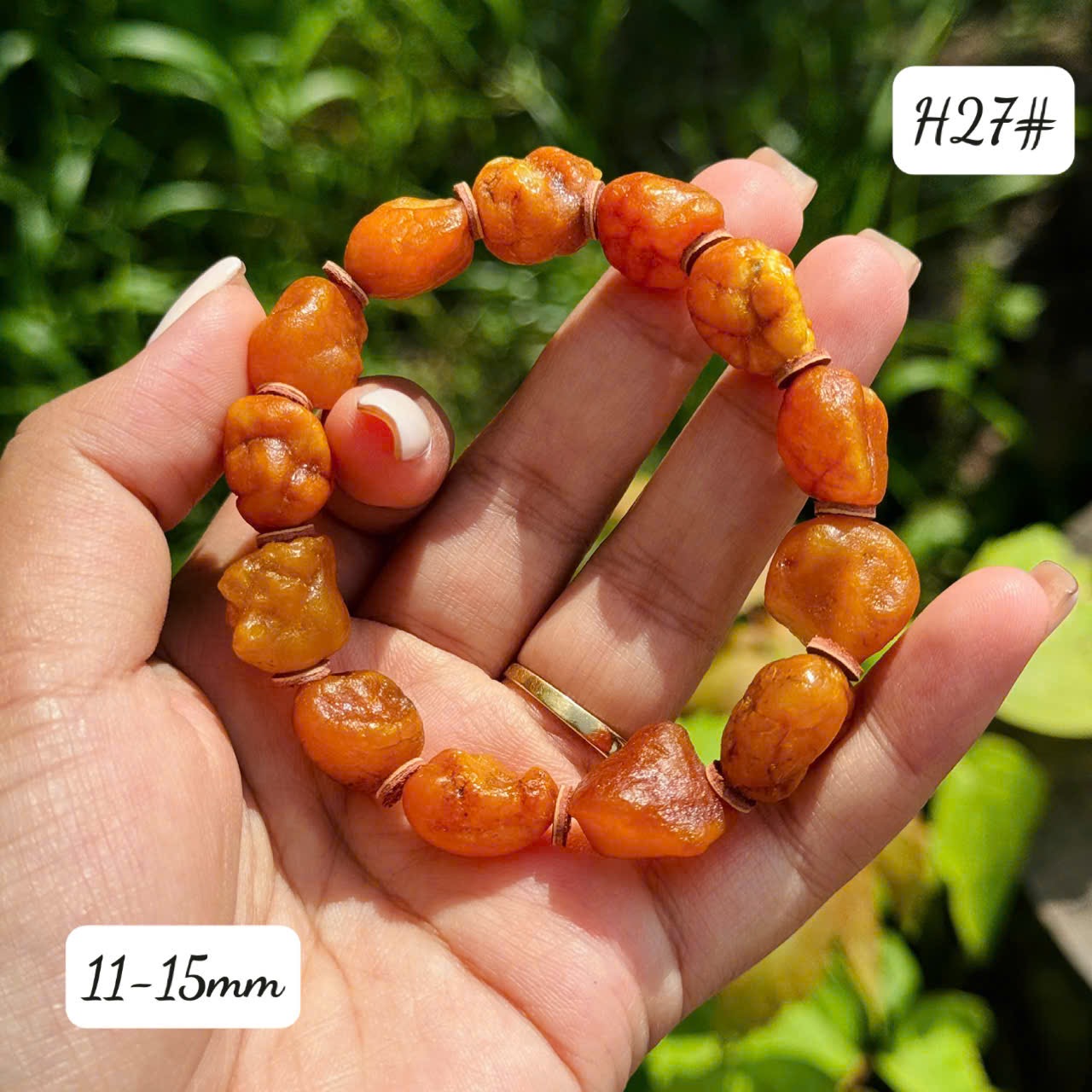 Lắc tay giọt bóng mẩy H27