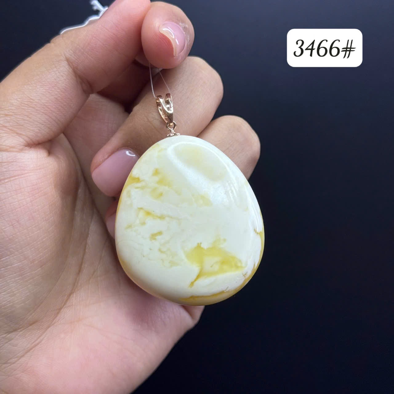 Mặt dây lên bạch 3466