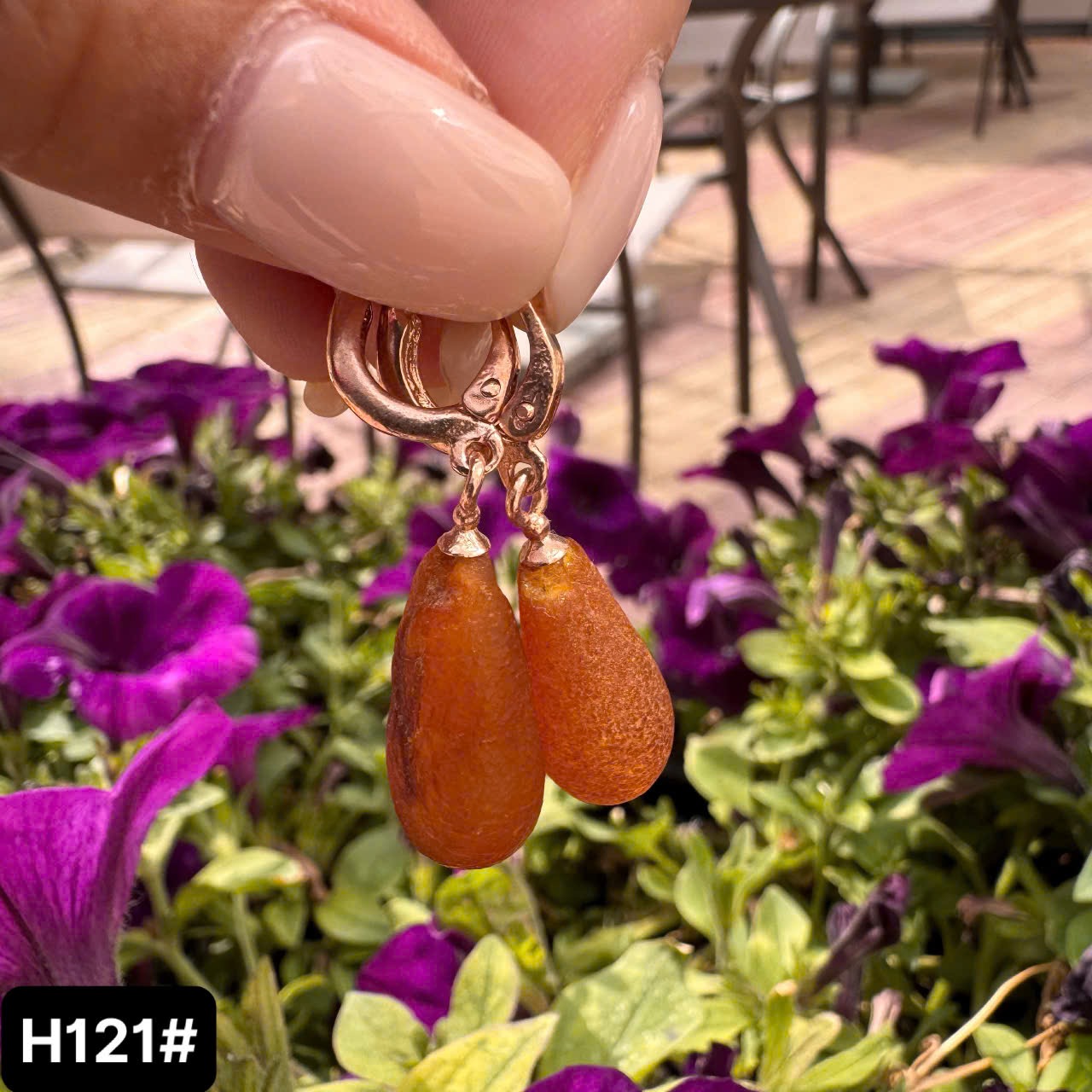 Khuyên tai giọt H121
