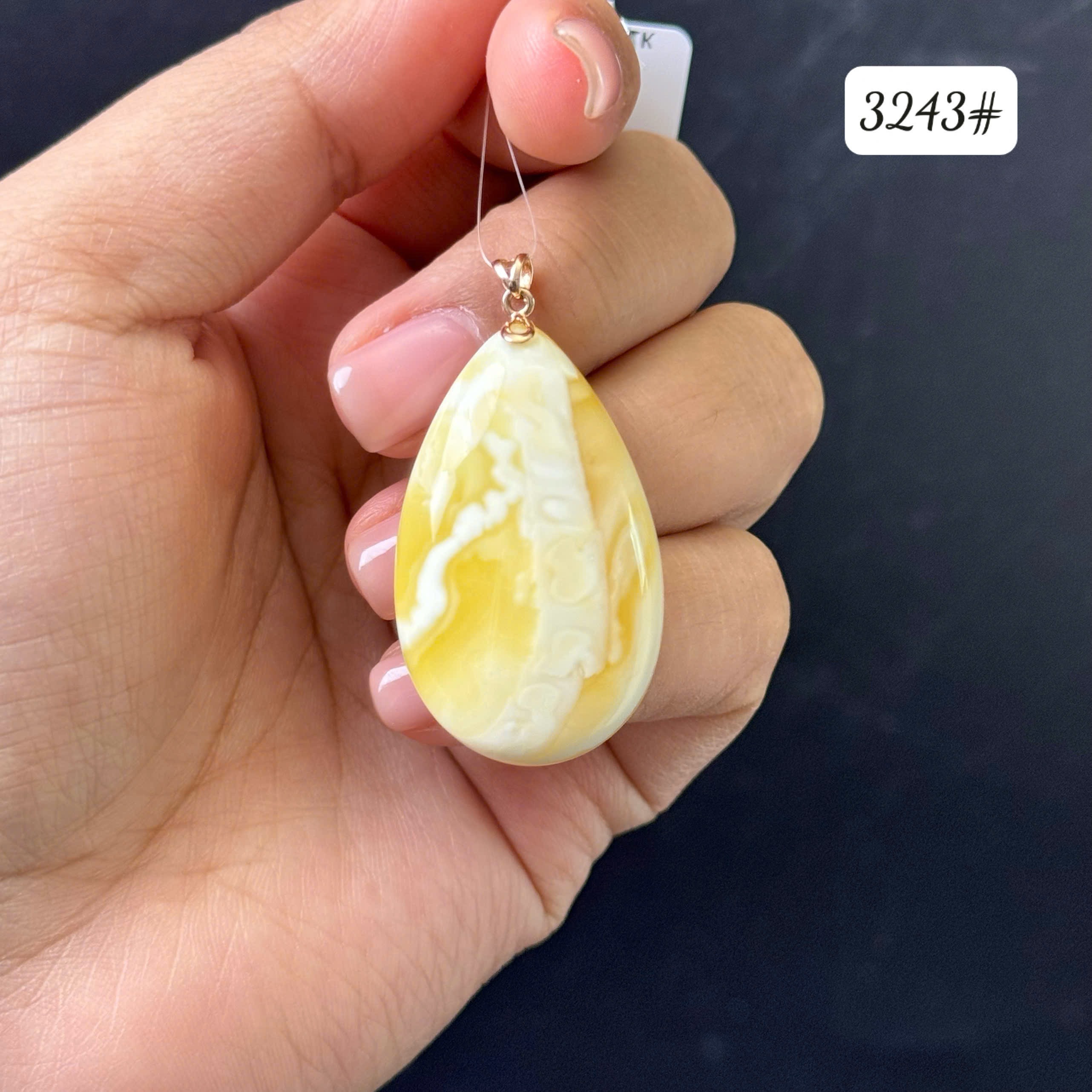 Mặt dây dáng giọt nước 3243
