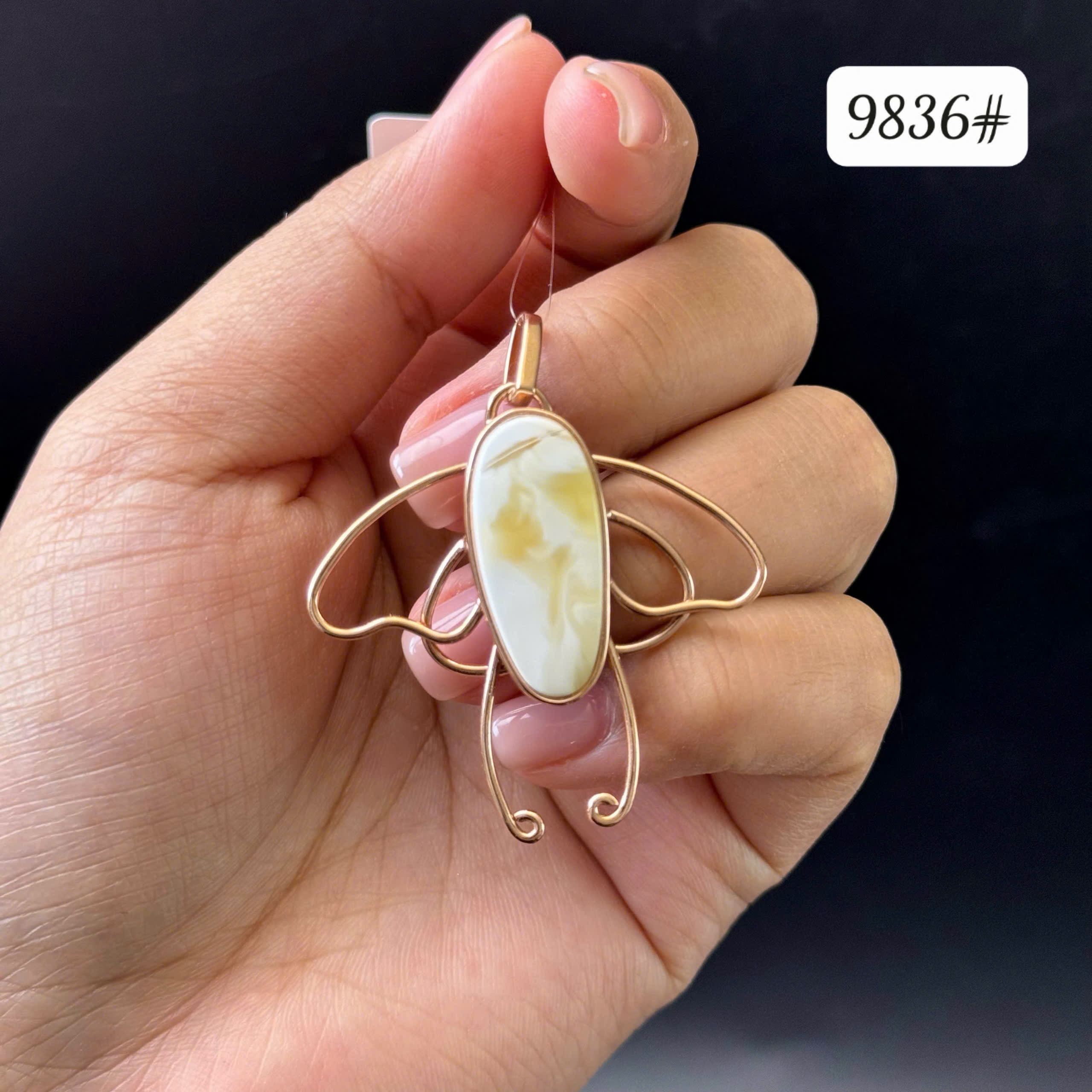 Mặt dây bạch 9836