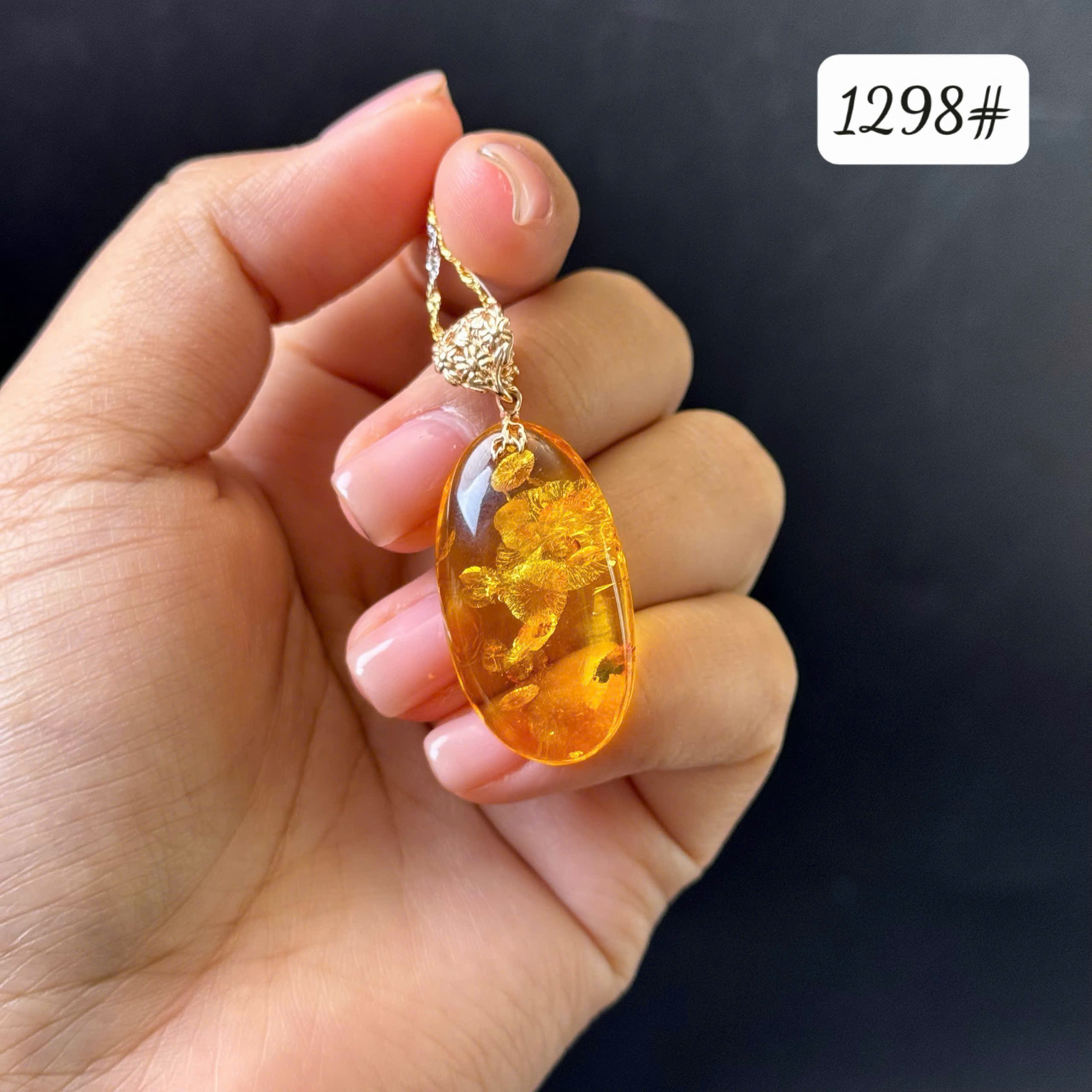 Mặt dây nữ hoa 1298