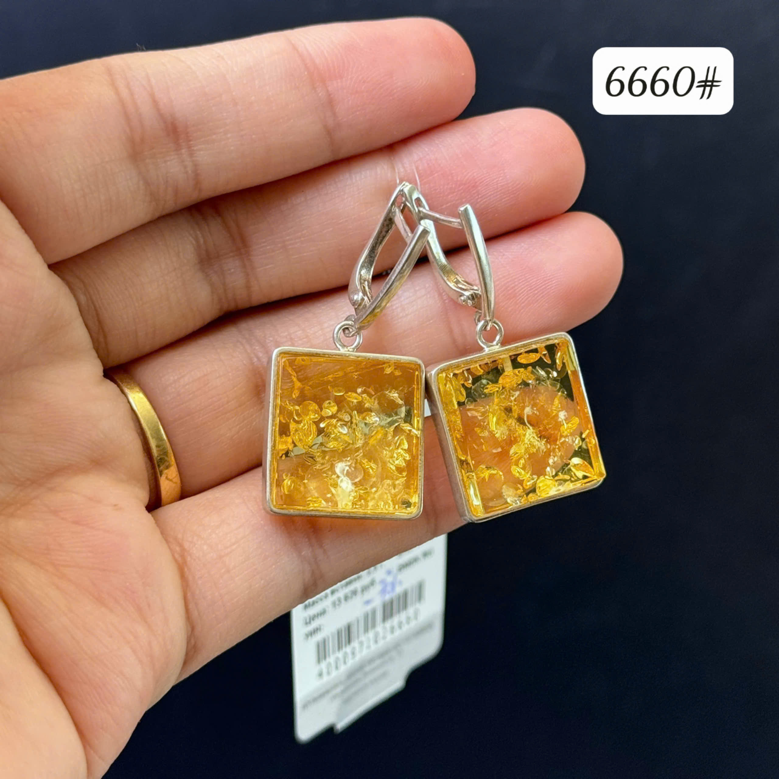 Bông tai nở hoa 6660