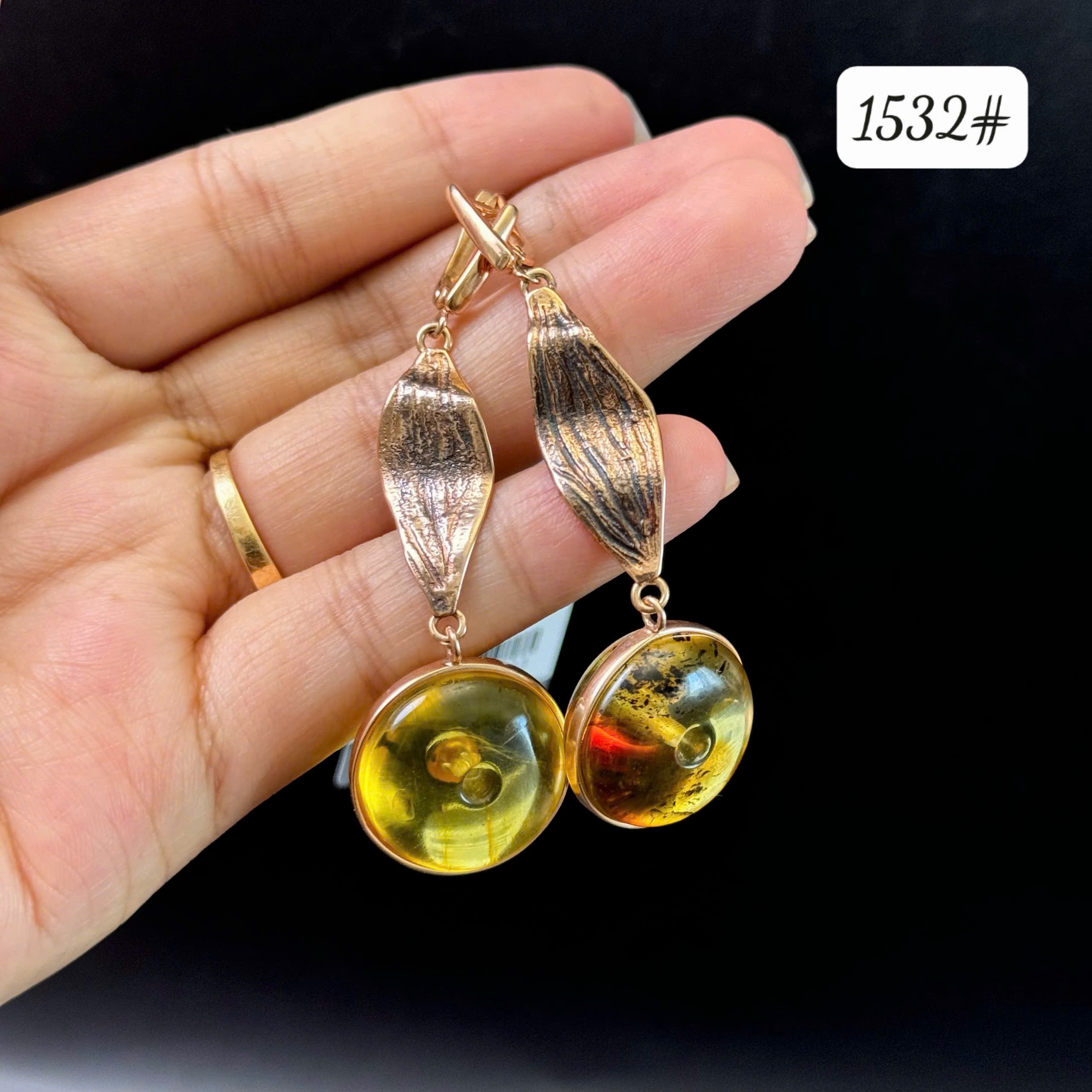 Bông tai đồng điếu 1532