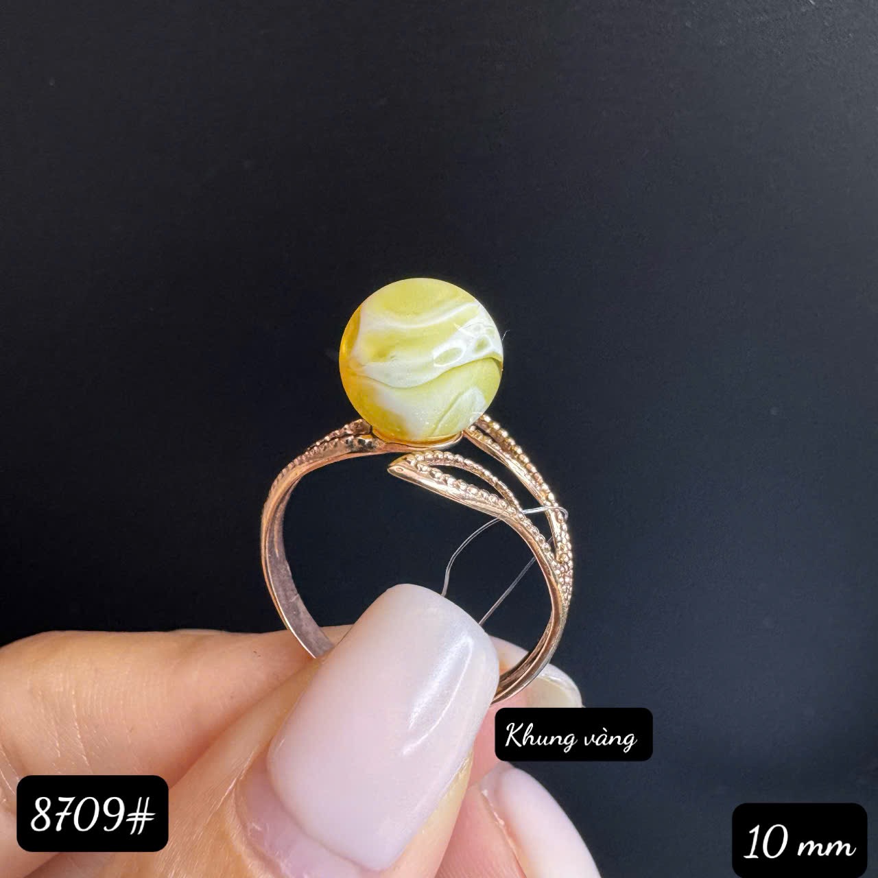 Nhẫn mật bạch 8709