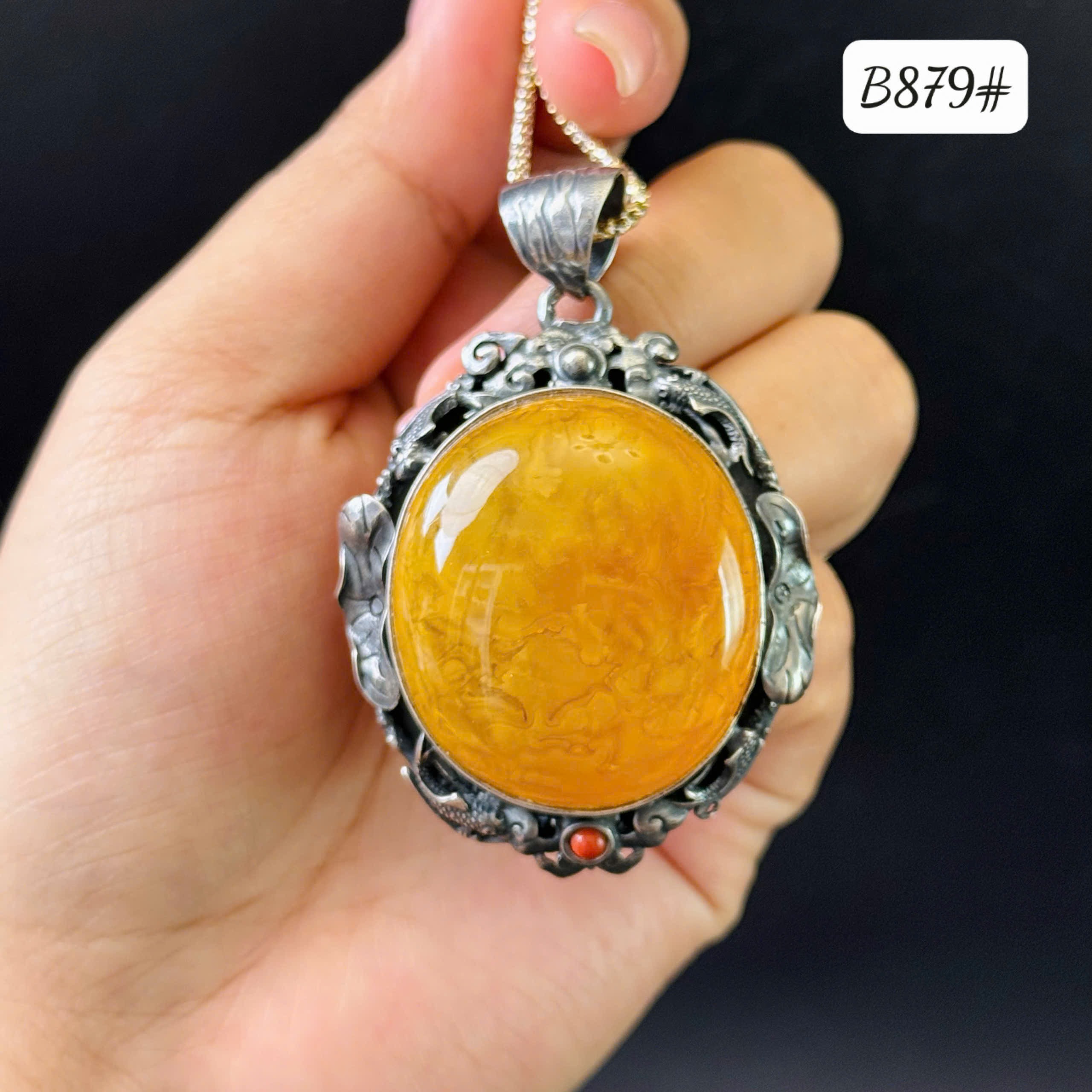 Mặt dây mật đậm B879