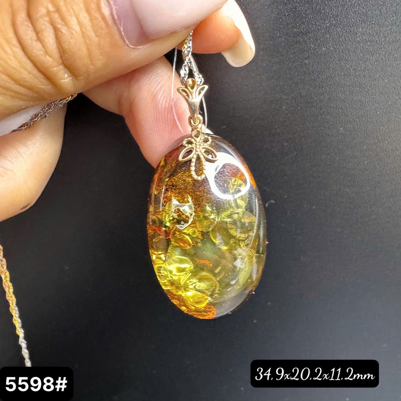 Mặt dây nở hoa 5598