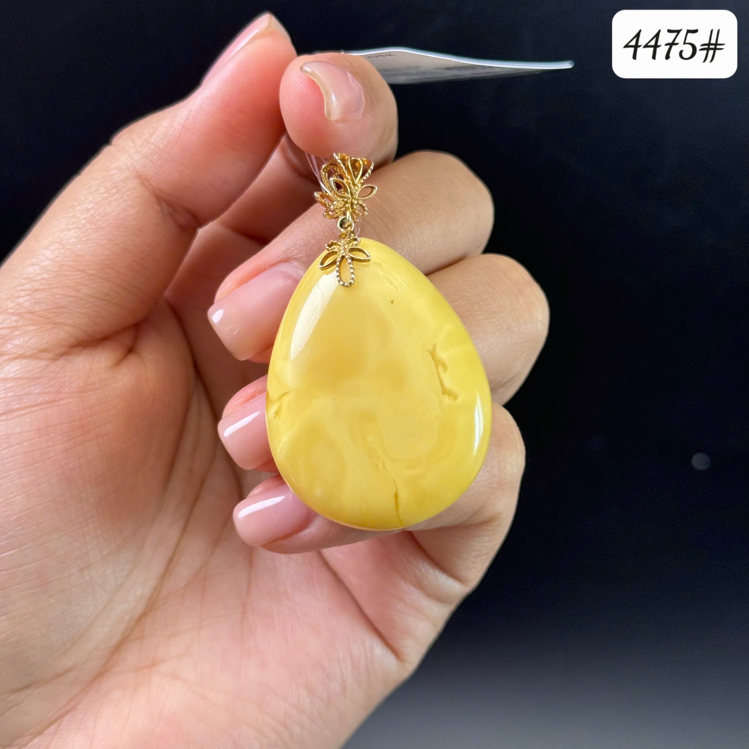 Mặt dây vàng bơ 4475