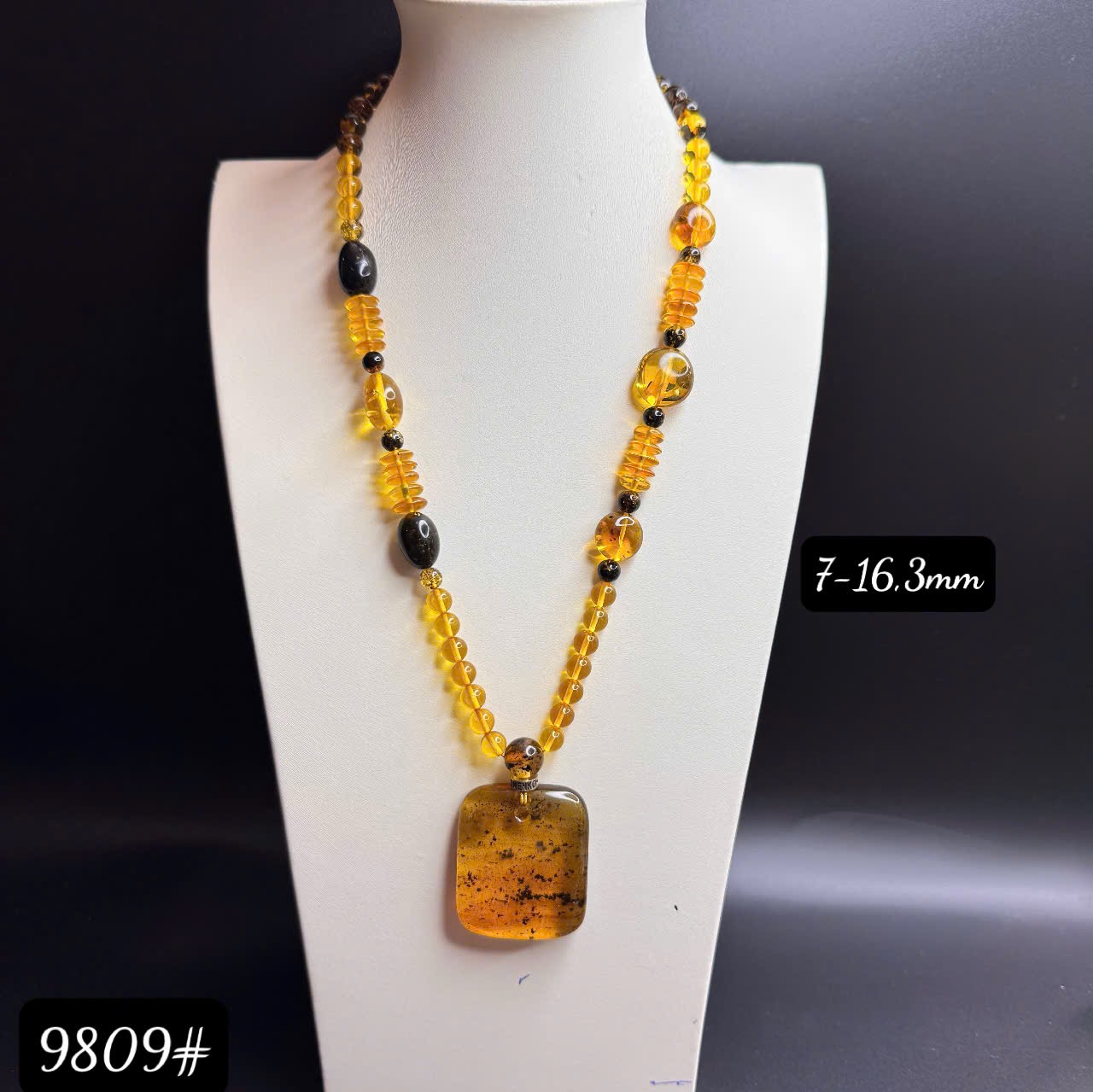 Dây chuyền rêu tứ phương 9809