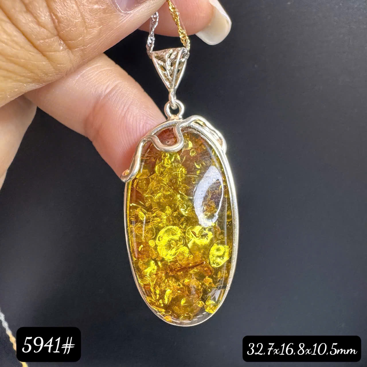 Mặt dây nở hoa 5941