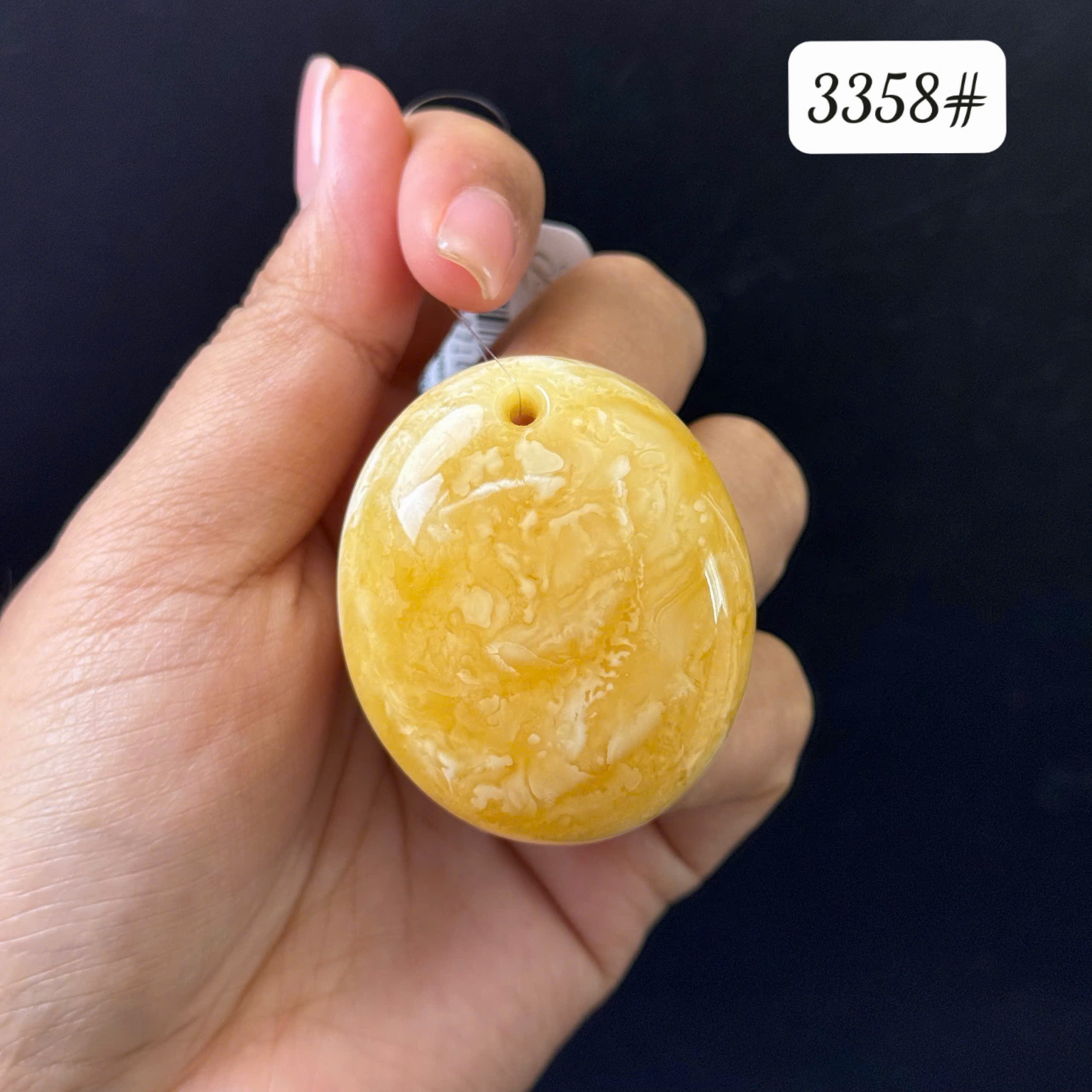 Mặt dây tròn hoàng gia 3358