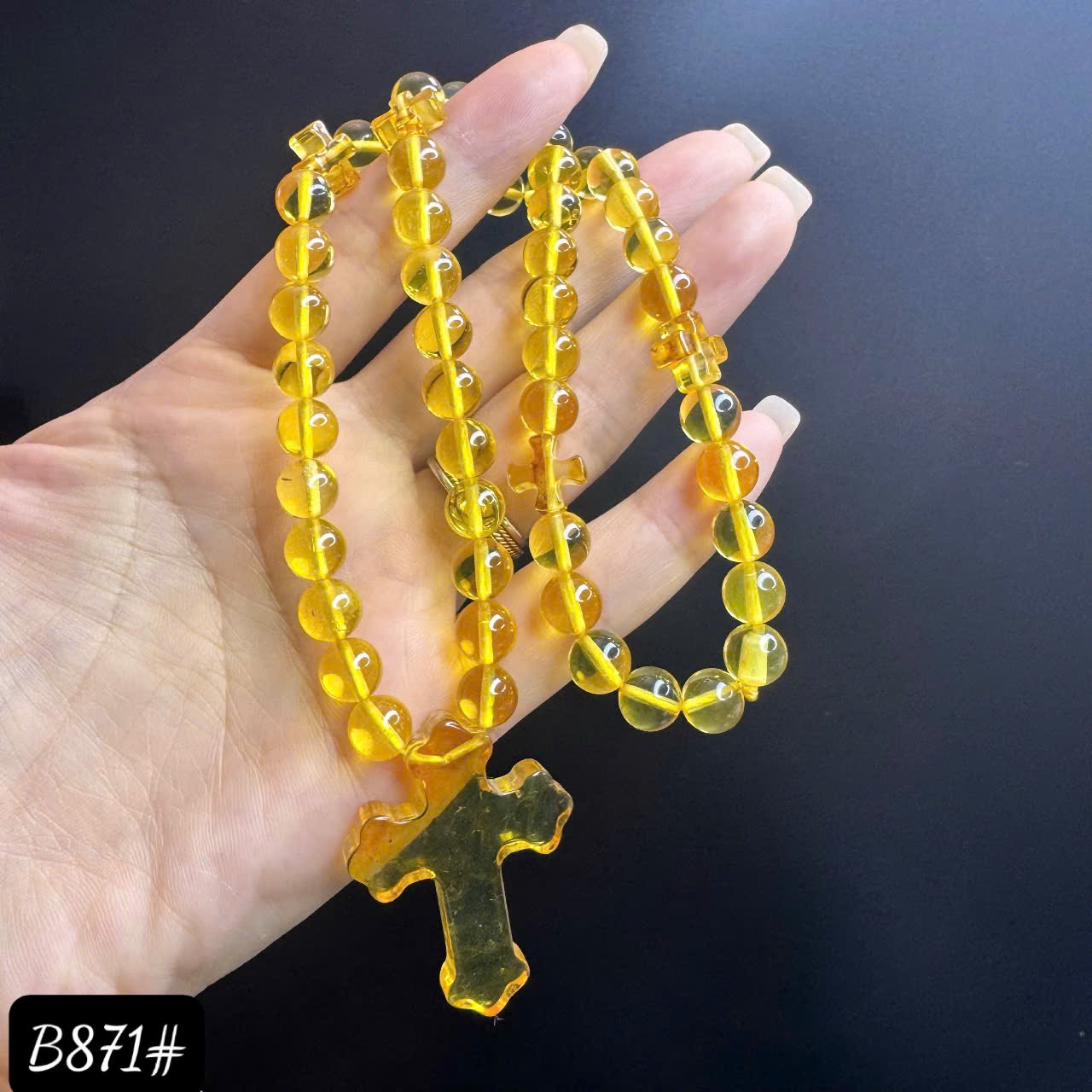Dây chuyền vàng mật B871