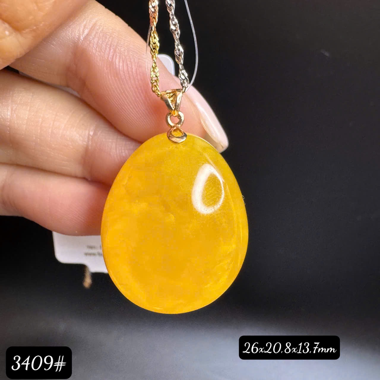 Mặt dây bạch phách 3409