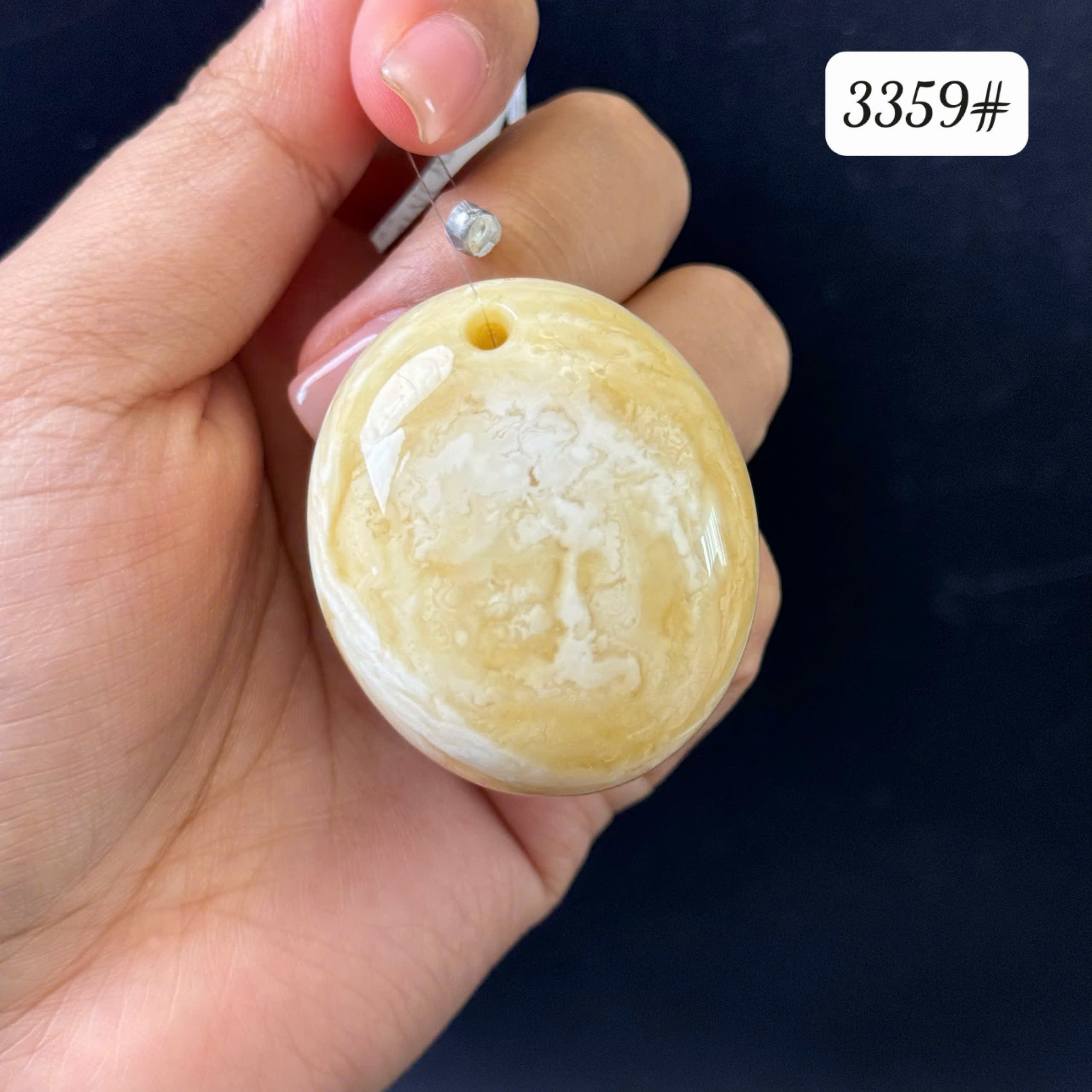 Mặt dây tròn hoàng gia 3359