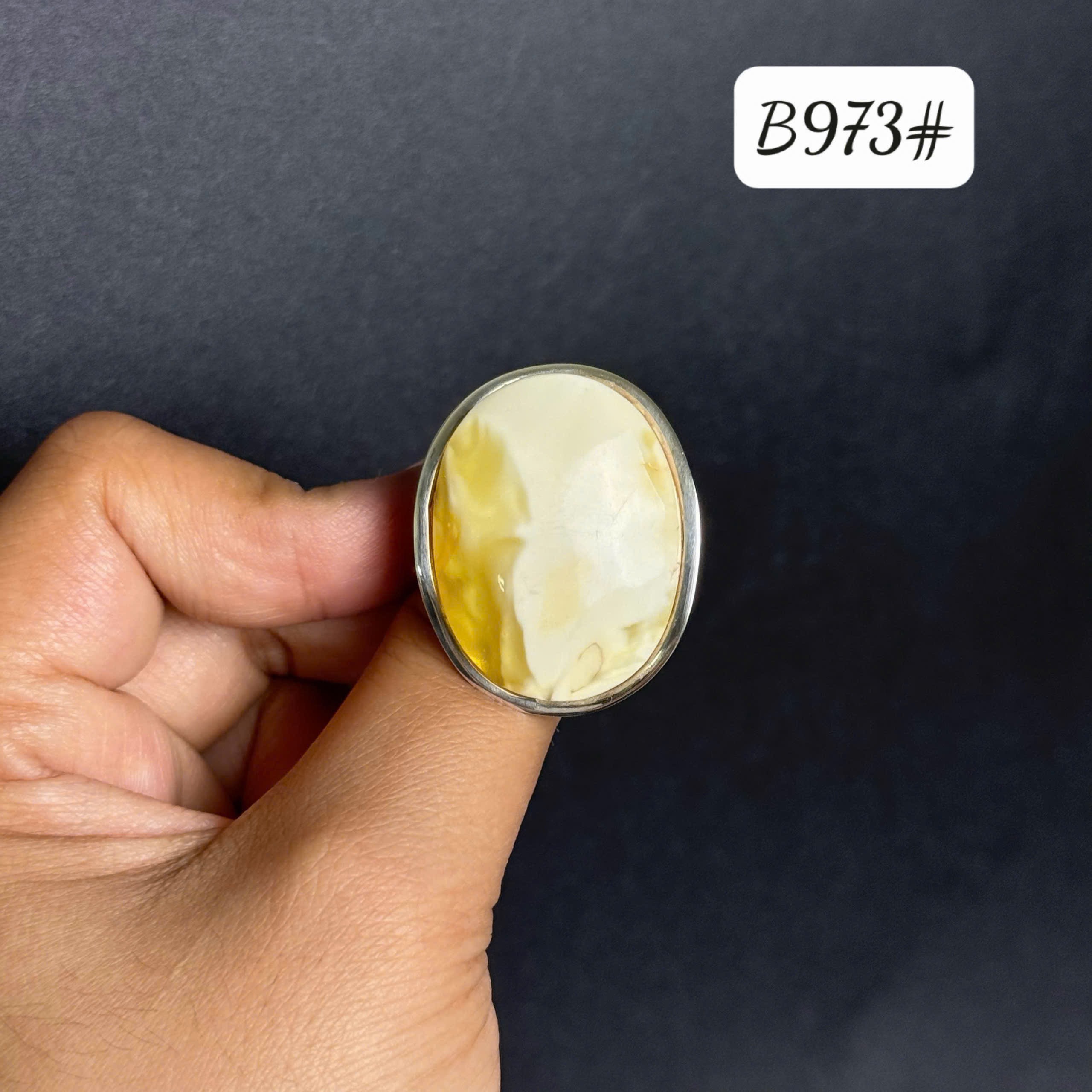 Nhẫn mặt to bạch Phách B973