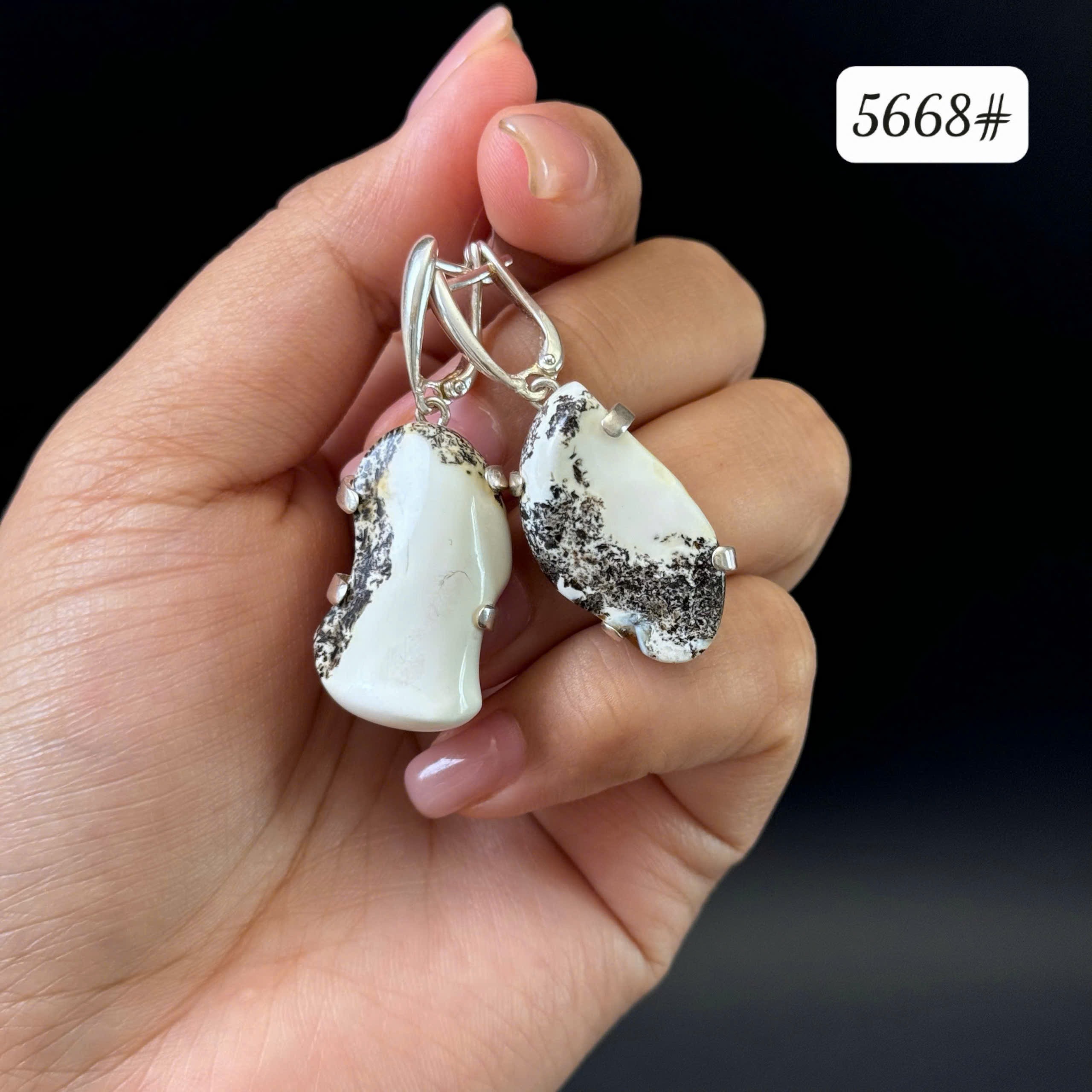 Bông tai rêu bạch 5668