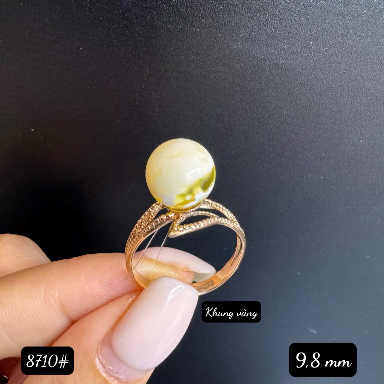 Nhẫn mật bạch 8710